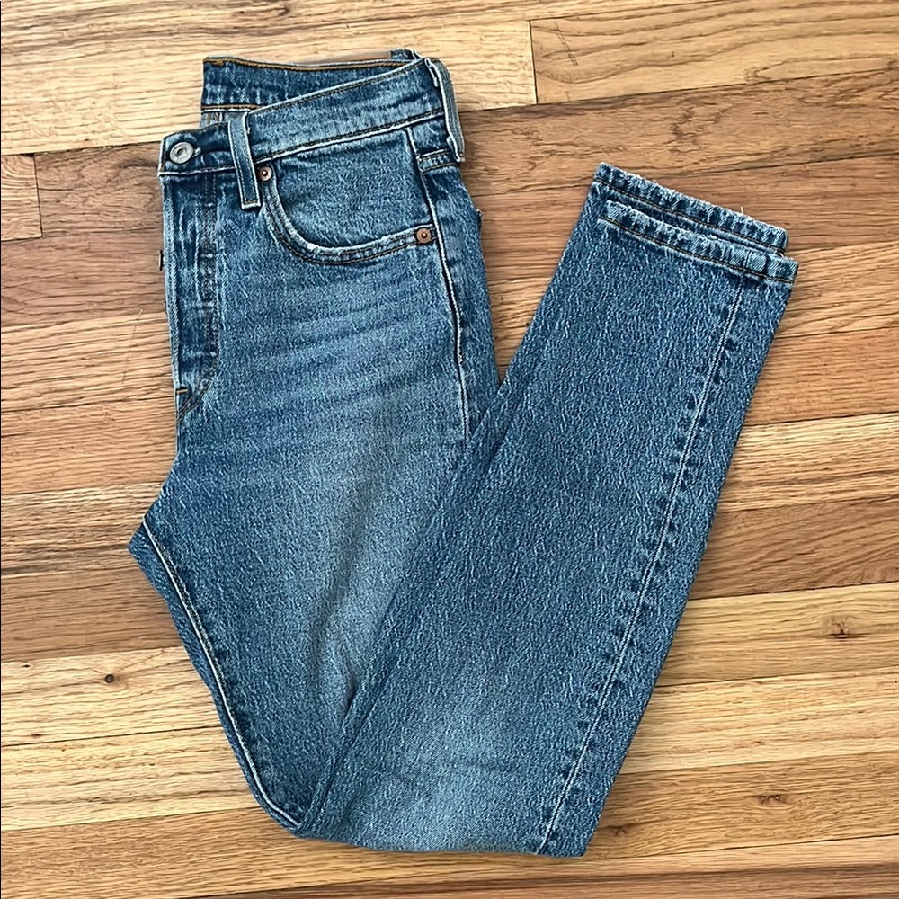 Levi's Blue Straight Leg Jeans Classic Denim